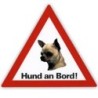 Auto Aufkleber "Hund an Bord"