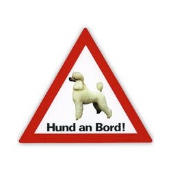 Auto Aufkleber "Hund an Bord"