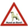 Auto Aufkleber "Hund an Bord"