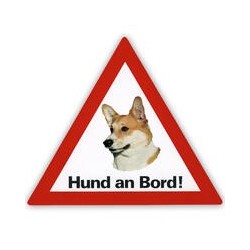 Auto Aufkleber "Hund an Bord"