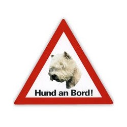 Auto Aufkleber "Hund an Bord"