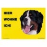 Warnschild "Hier wohne ich"