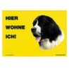 Warnschild "Hier wohne ich"