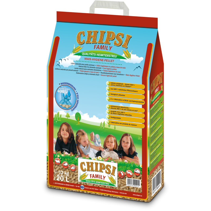 Chipsi Einstreu Family - 20 l