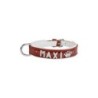 MyName Leder-Halsband, rot