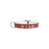 MyName Leder-Halsband, rot