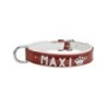 MyName Leder-Halsband, rot