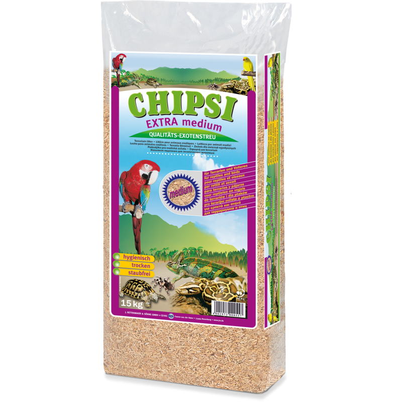 Chipsi Einstreu Extra Medium - 15 kg