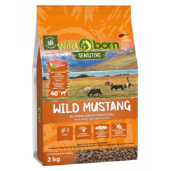 Hundefutter getreidefrei mit Pferdefleisch 2kg Trockenfutter WILDBORN Wild Mustang