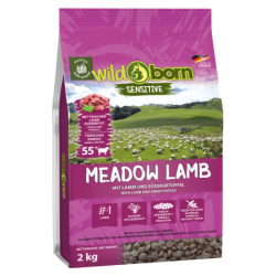 Hundefutter getreidefrei mit Lamm 2kg Trockenfutter WILDBORN Meadow Lamb