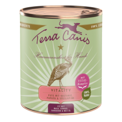 Terra Canis Vitality | Pute mit Kastanie, Papaya und Süßlupine 800g