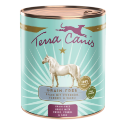 Terra Canis Getreidefrei | Pferd mit Steckrübe, Fenchel und Salbei 800g