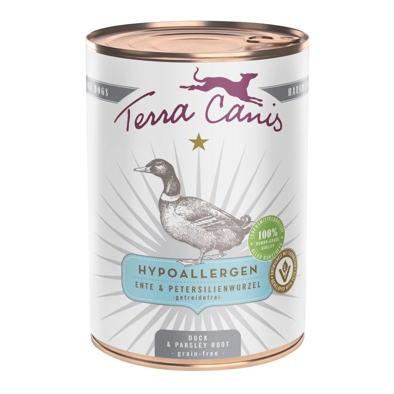 Terra Canis Hypoallergen | Ente mit Petersilienwurzel 400g