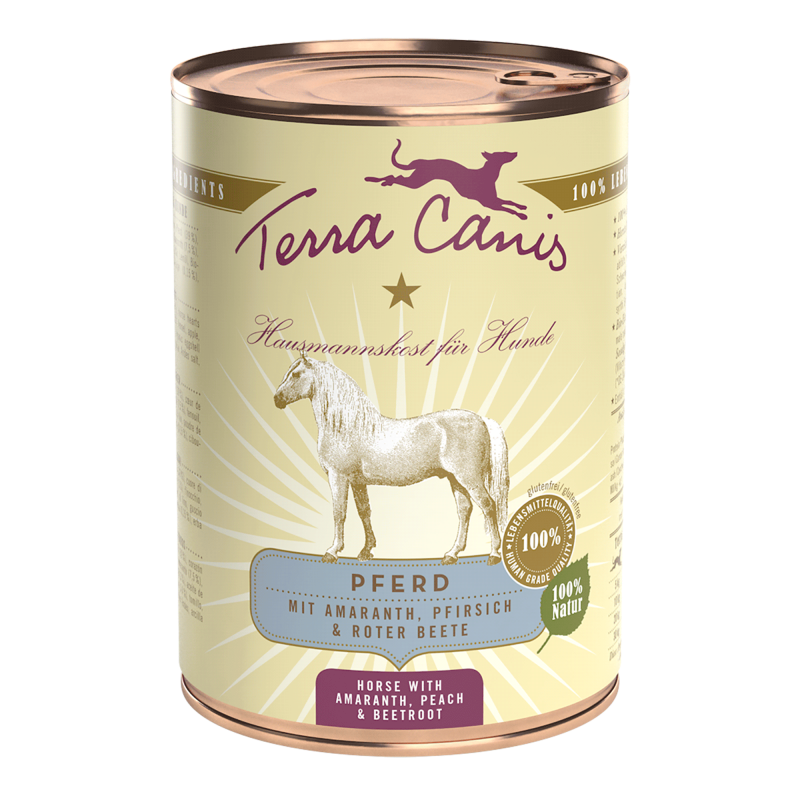 Terra Canis Classic | Pferd mit Amaranth, Pfirsich und Roter Bete  400g