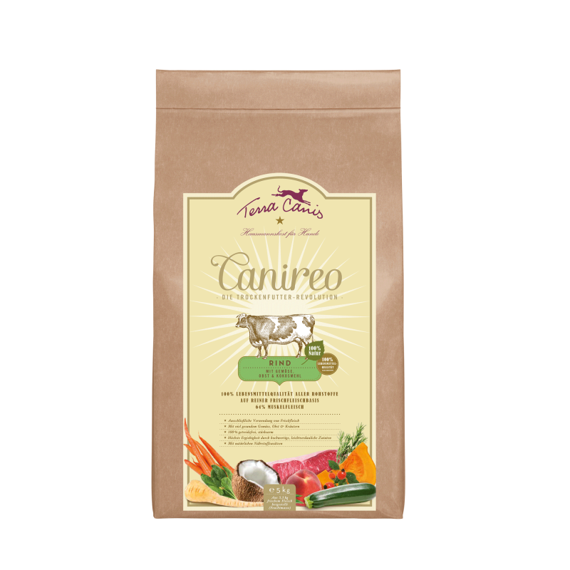 Terra Canis Canireo | Trockenfutter – Rind 5kg