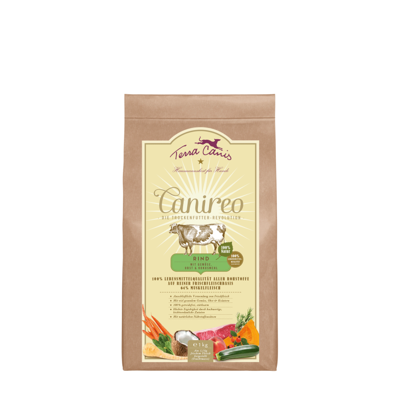 Terra Canis Canireo | Trockenfutter – Rind 1kg