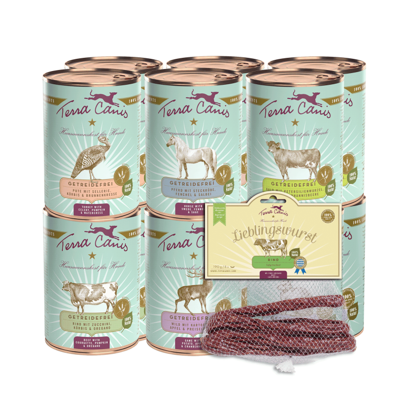 Terra Canis Getreidefrei | Gourmetpaket M - 12x 400g