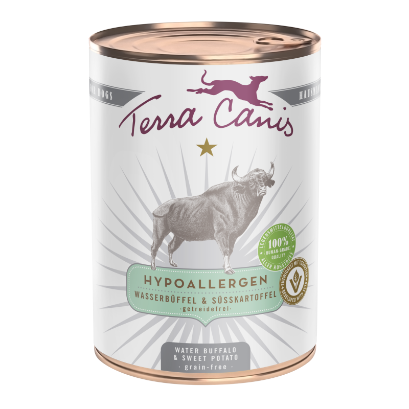 Terra Canis Hypoallergen | Wasserbüffel mit Süßkartoffel 400g