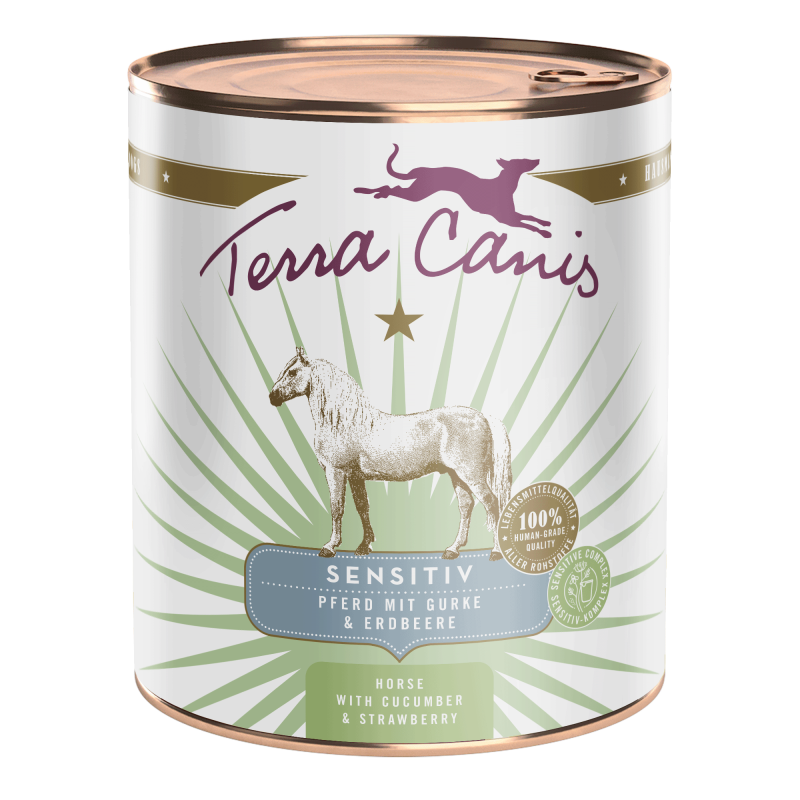 Terra Canis Sensitiv | Pferd mit Gurke und Erdbeere 800g