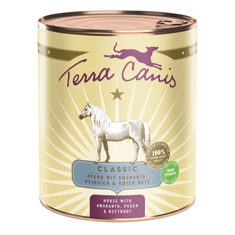 Terra Canis Classic | Pferd mit Amaranth, Pfirsich und Roter Bete  800g