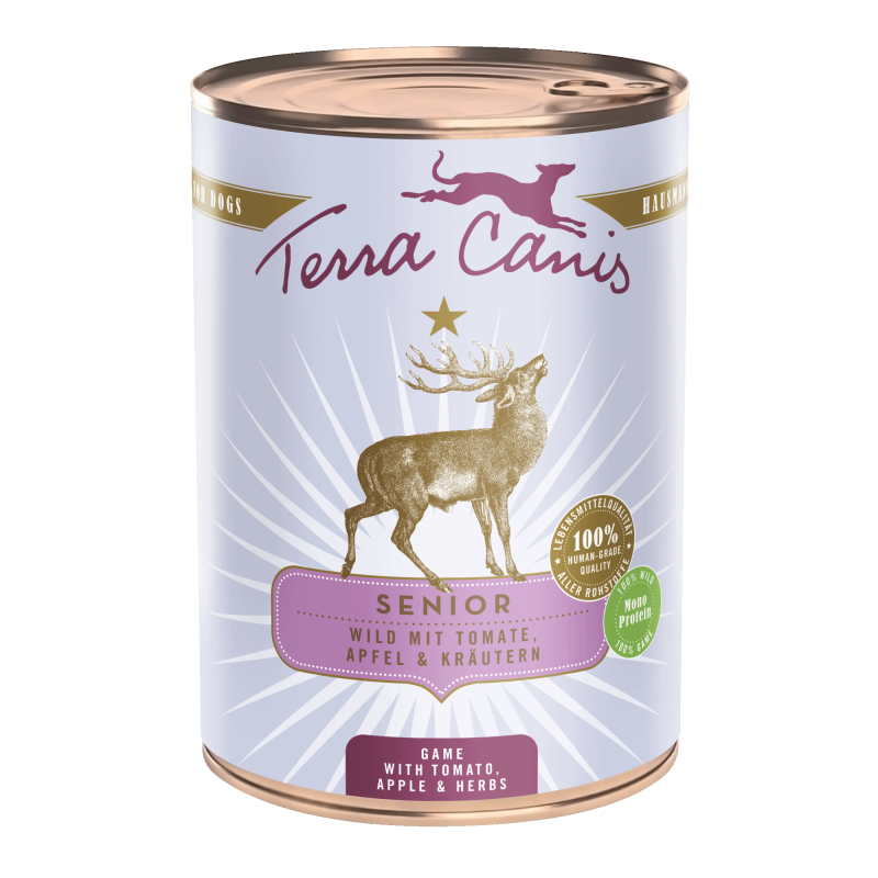 Terra Canis Senior | Wild mit Tomate, Apfel und Gesundheitskräutern 400g