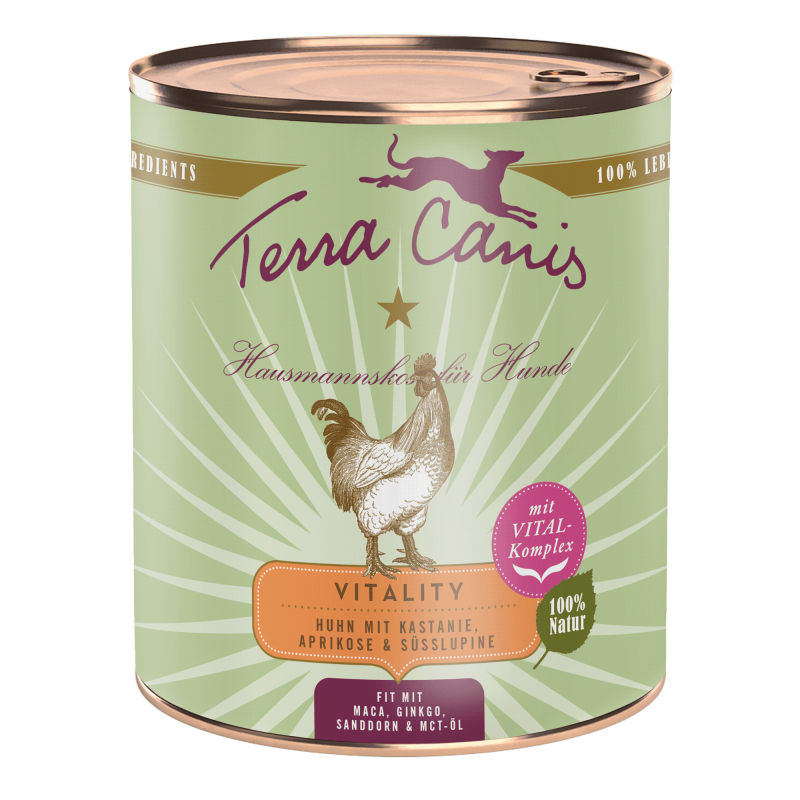 Terra Canis Vitality | Huhn mit Kastanie, Aprikose und Süßlupine 800g