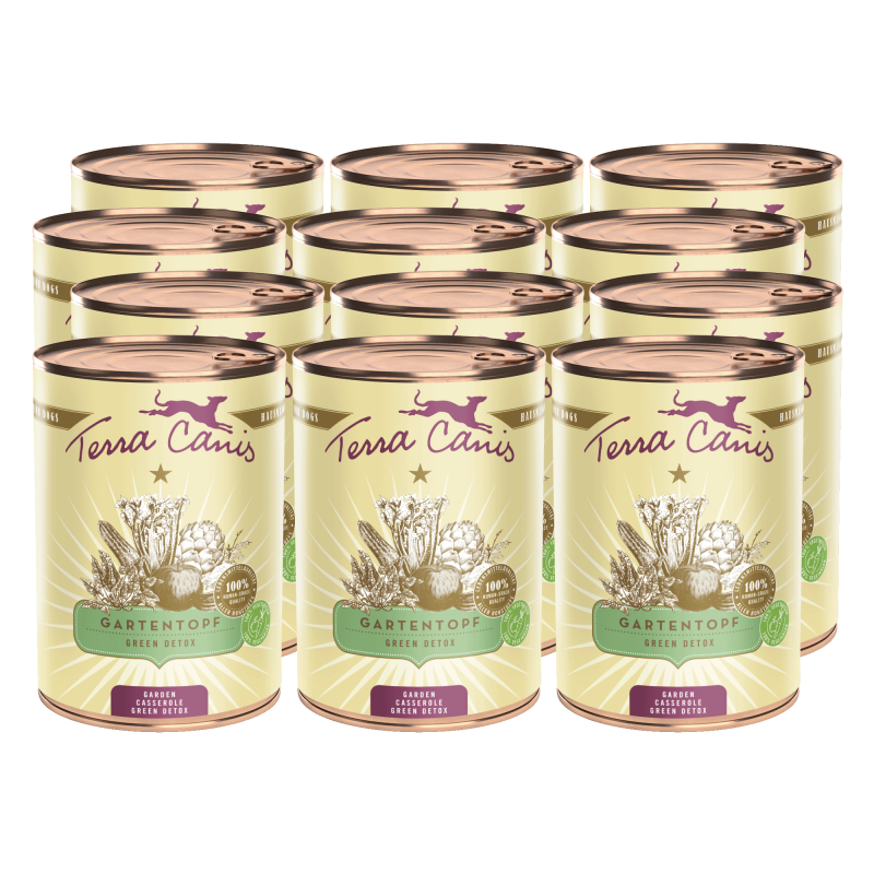 Terra Canis Gartentopf | Green Detox 12x 400g