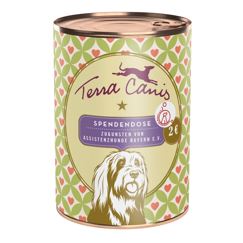 Terra Canis | Virtuelle Spendendose Assistenzhunde Bayern für Elias und Spencer 400g