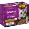 Whiskas Multipack 12x85g Pure Delight Gemischtes Ragout in Gelee 1+ - 1.020 g