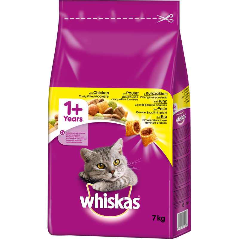 Whiskas Trocken Huhn 1+ - 7kg