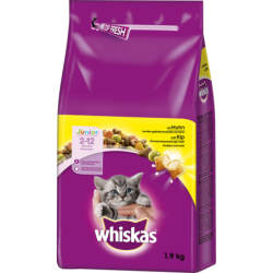 Whiskas Trocken Junior mit Huhn - 1.900 g