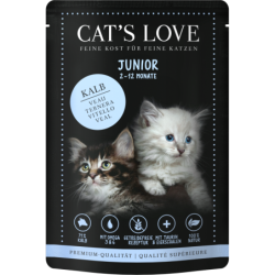 Cat's Love JUNIOR Kalb , 85 g - 1 Stk.