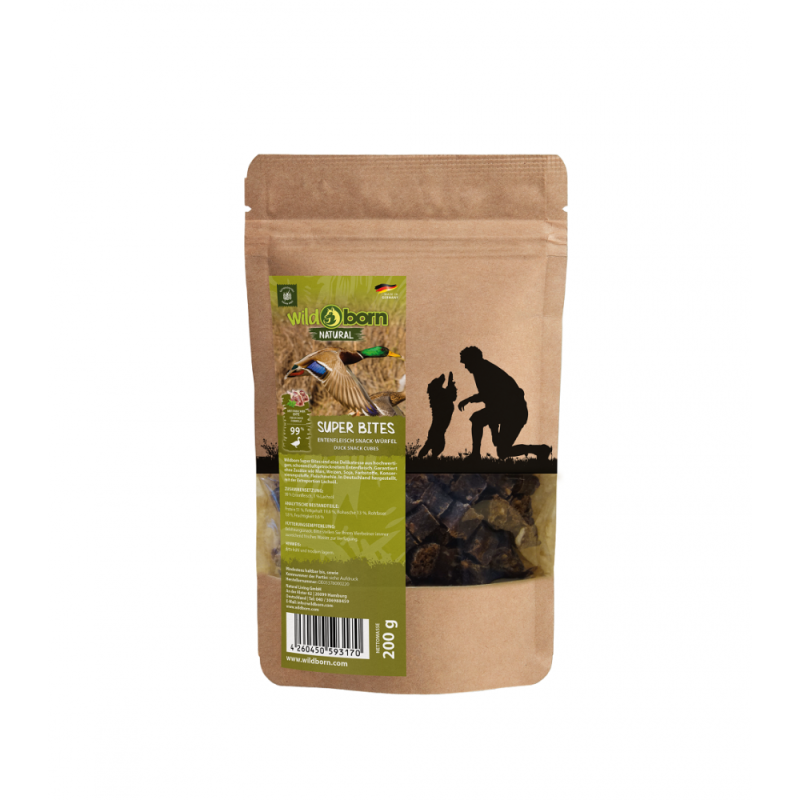 Wildborn Natural Super Bites Hundesnack 200 g