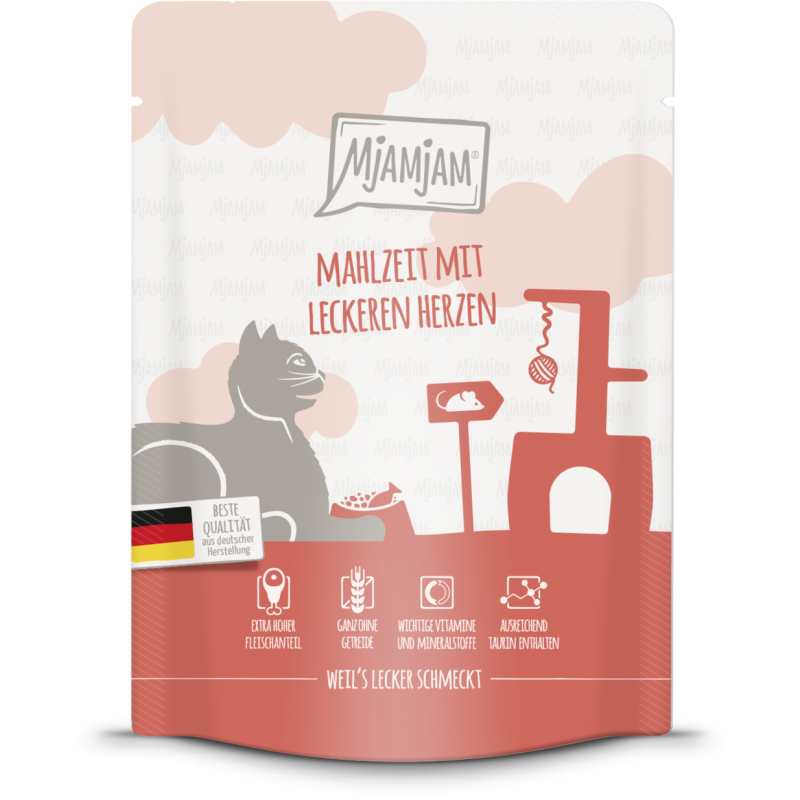 Mjamjam Rind und Herz Portionsbeutel - 300 g