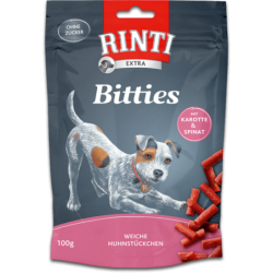 Rinti Extra Mini Bits 100g - Huhn+Karotte+Spinat