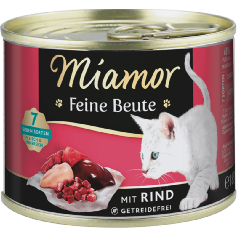 Miamor Feine Beute Dose 185g - Rind