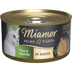 Miamor Filets in Sauce Dose 85g - Thunfisch&Gemüse