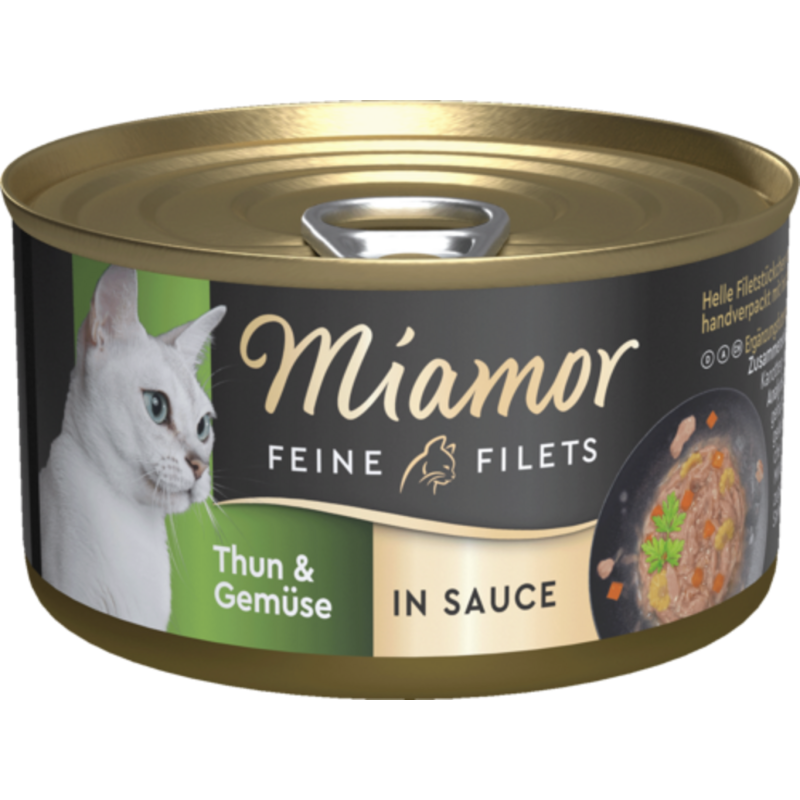 Miamor Filets in Sauce Dose 85g - Thunfisch&Gemüse