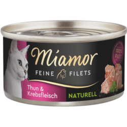 Miamor Filets im Saft Dose 80g - Thunisch+Krebsfleisch