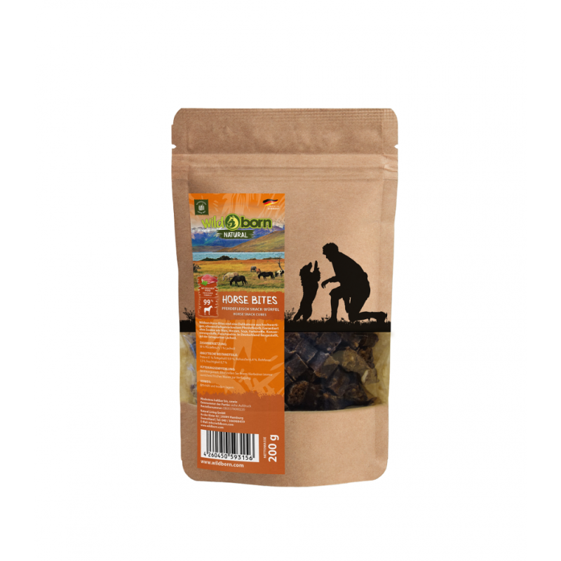 Wildborn Natural Horse Bites Hundesnack 200 g