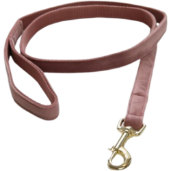 Kentucky Dogwear Hundeleine "Velvet" 120 cm - altrosa