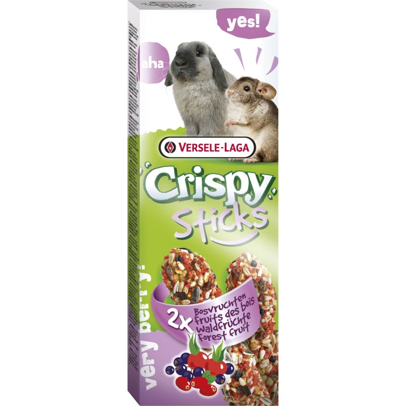 Versele Laga Crispy Sticks für Kaninchen und Chinchilla - Waldfrüchte