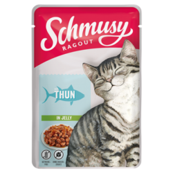 Schmusy Ragout Portionsbeutel 100g - Thun in Jelly