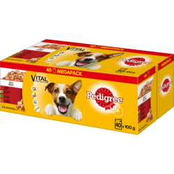 Pedigree Frischebeutel Adult 100g  40-Pack in Gelee - 1 Stk