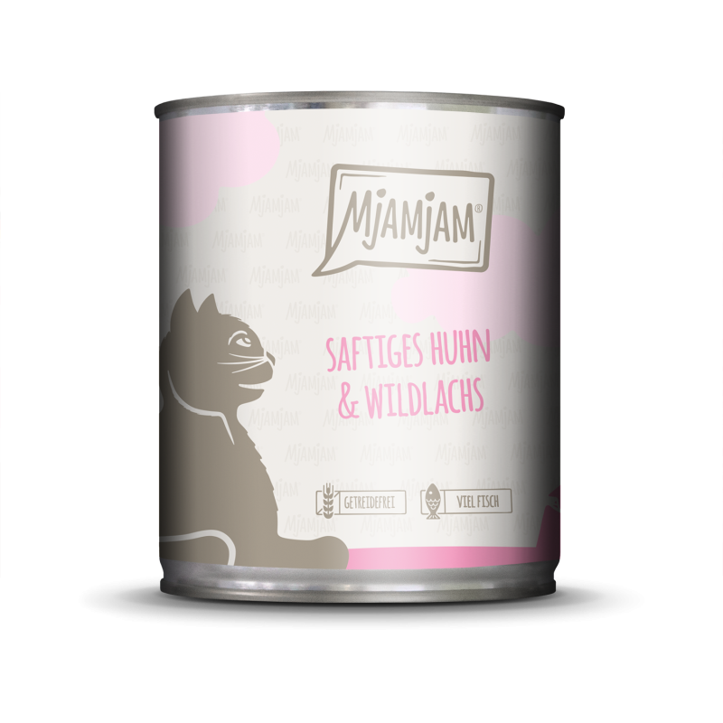 Mjamjam Huhn und Wildlachs - 800 g