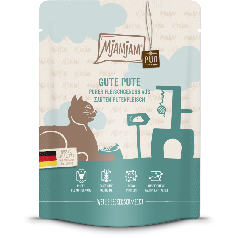 Mjamjam Gute Pute pur Portionsbeutel - 300 g