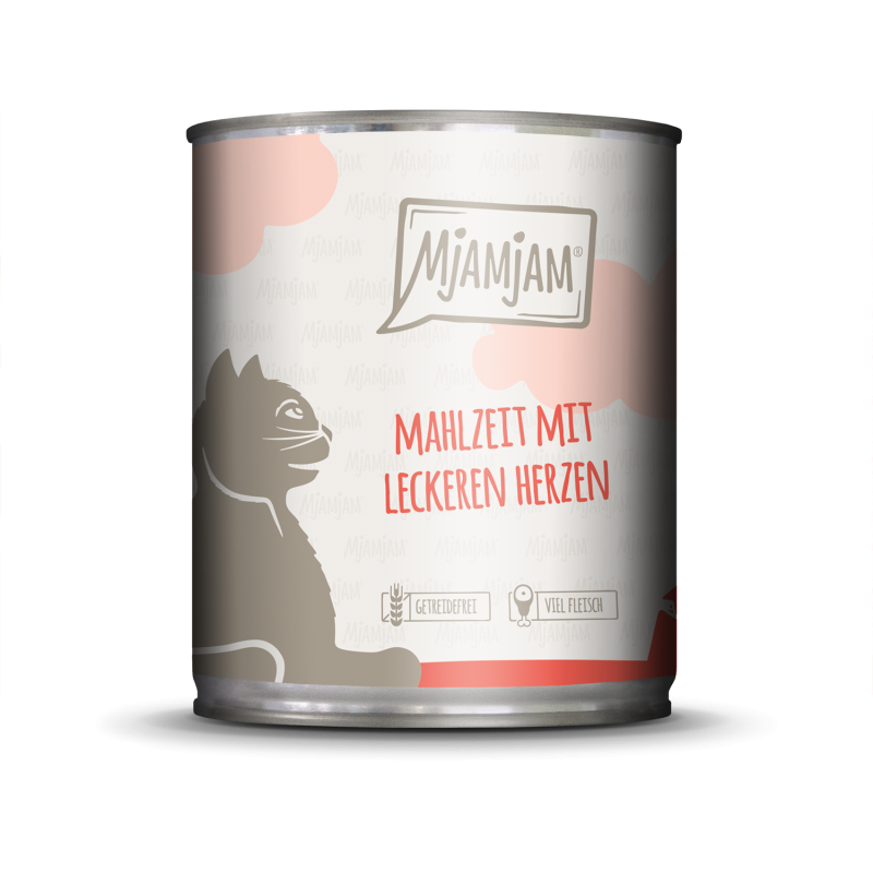 Mjamjam Rind, Huhn und Herz - 800 g