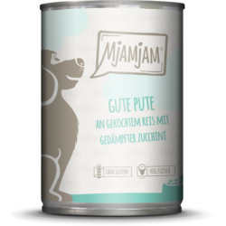 Mjamjam Pute, Reis und Zucchini - 400 g