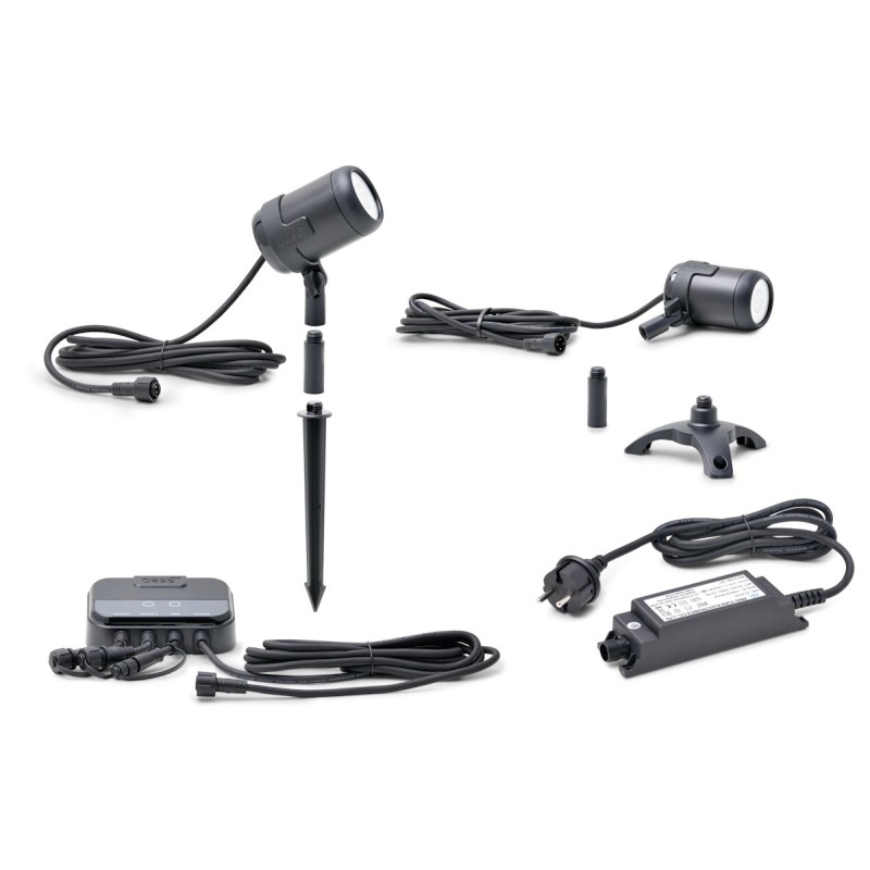 Oase Teich-Gartenbeleuchtung LunAqua Connect Starter Set Controllable RGB