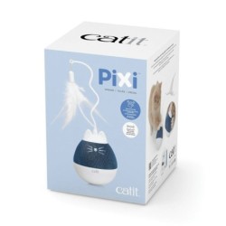 catit Pixi Kreisel Katzenspielzeug weiß/blau